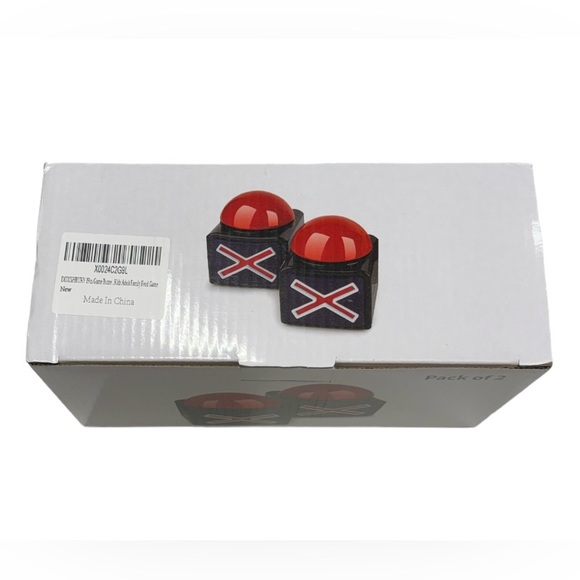 2 pack buzzer button game toy for kids, family. Family feud style game buzzers. - Picture 11 of 11